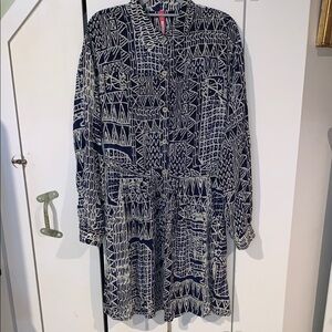 Plenty by Tracy Reese batik Patterned Shirt Dress